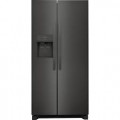 Frigidaire - 22.3 Cu. Ft. Side-by-Side Refrigerator - Black stainless steel