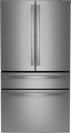 GE Profile - 28.7 Cu. Ft. 4 Door French Door Refrigerator with Dual-Dispense AutoFill Pitcher - Stainless Steel