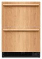 KitchenAid - 4.2 Cu. Ft. Undercounter Double-Drawer Refrigerator/Freezer - Custom Panel Ready