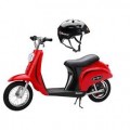 Razor - Retro Scooters, 1 Red & 2 Black + 1 Helmet - Red & Black