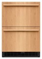 KitchenAid - 4.4 Cu. Ft. Undercounter Double-Drawer Refrigerator - Custom Panel Ready