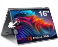 Jumper - 16 Inch Laptop, 4-Core N95 Processor, 16GB RAM, 640GB Storage,Up to 3.4Ghz, 1 Year Office 365, 1200p FHD IPS - Gray