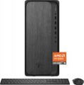 HP - OmniDesk Desktop - AMD Ryzen 5 - 16GB DDR5 Memory - 512GB SSD - Gray Wood