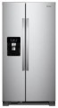 Whirlpool - 21.4 Cu. Ft. Side-by-Side Refrigerator with Fingerprint Resistant - Stainless Steel