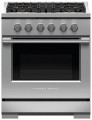 Fisher & Paykel - Professional 30 inch 4 Burner Gas Range (LP) - Stainless Steel