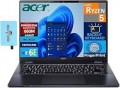 Acer - TravelMate P4 Laptop 14.0 WUXGA (AMD Ryzen 5 PRO 6650U, 32GB DDR5, 1TB PCIe SSD, Win 11 Pro) w/USB Hub - Blue