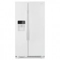 Amana - 21.4 Cu. Ft. Side-by-Side Refrigerator - White
