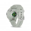Garmin - Venu 3S GPS Smartwatch 41 mm Fiber-reinforced polymer - Stainless Steel and Sage Gray