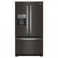 Whirlpool - 24.7 Cu. Ft. French Door Refrigerator - Black Stainless Steel