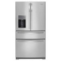 Whirlpool - 26.2 Cu. Ft. 4-Door French Door Refrigerator - Stainless Steel-6580984