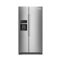 KitchenAid - 22.6 Cu. Ft. Side-by-Side Counter-Depth Refrigerator - Stainless Steel