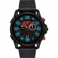 Diesel - Full Guard 2.5 Smartwatch 48mm Aluminum - Black IP/Red