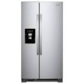Whirlpool - 24.6 Cu. Ft. Side-by-Side Refrigerator - Fingerprint Resistant Stainless Steel