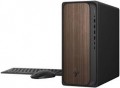 HP - OmniDesk Desktop AI PC M03-0060 Intel Core Ultra 7 265 32GB RAM 2TB SSD Win 11 Home Dark Wood