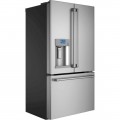 Café - 22.2 Cu. Ft. French Door Counter-Depth Refrigerator with Hot Water Dispenser - Stainless steel