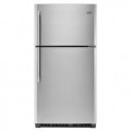 Maytag - 21.2 Cu. Ft. Top-Freezer Refrigerator - Fingerprint Resistant Stainless Steel