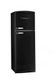 Unique Appliances - Classic Retro 11 cu.ft. Top Freezer Refrigerator - Matte Black-6633046
